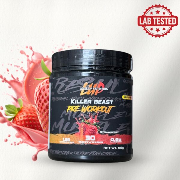 KILLER BEAST PRE-WORKOUT STRAWBERRY FLAVOUR